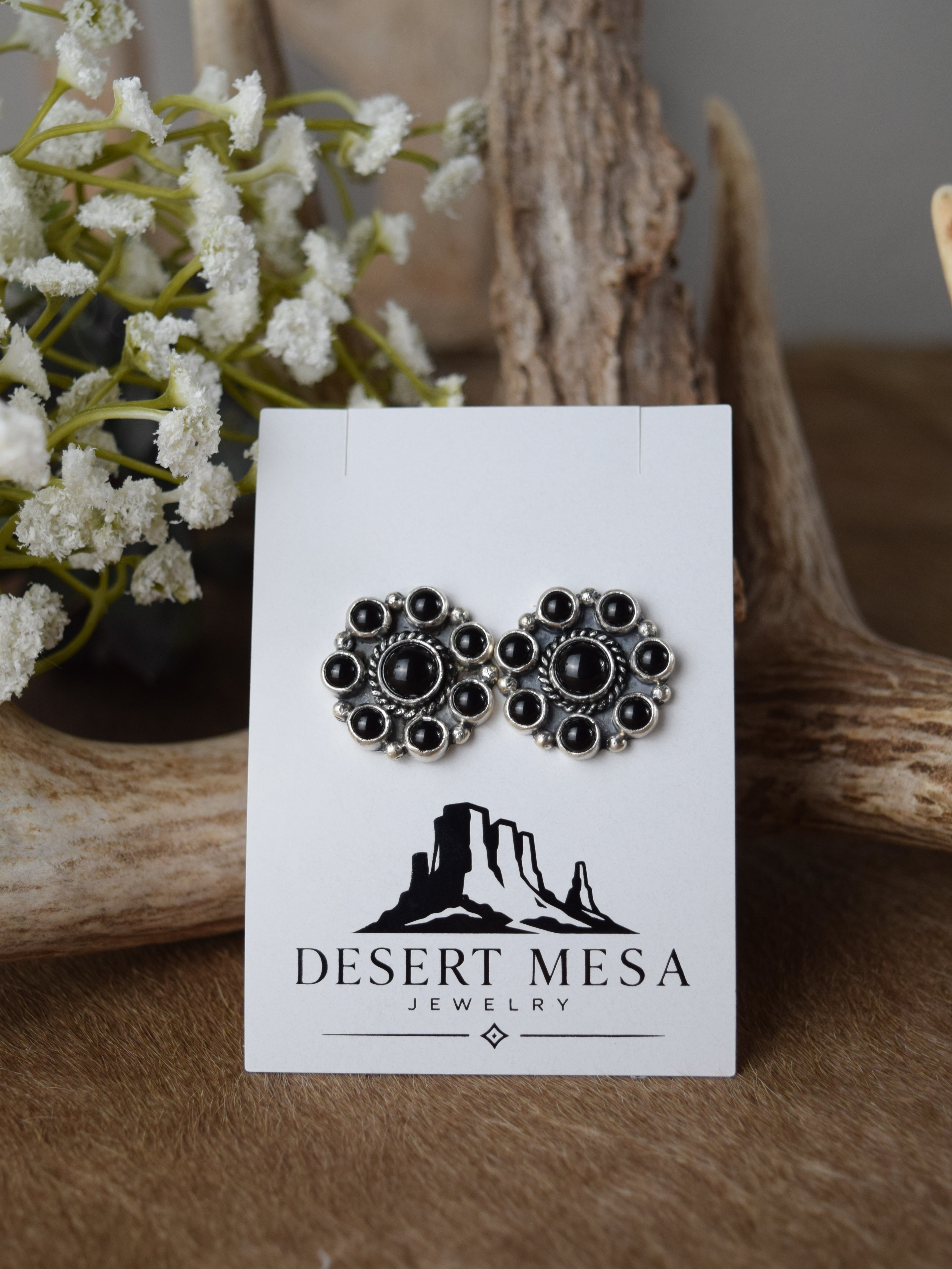 The Black Onyx Earrings