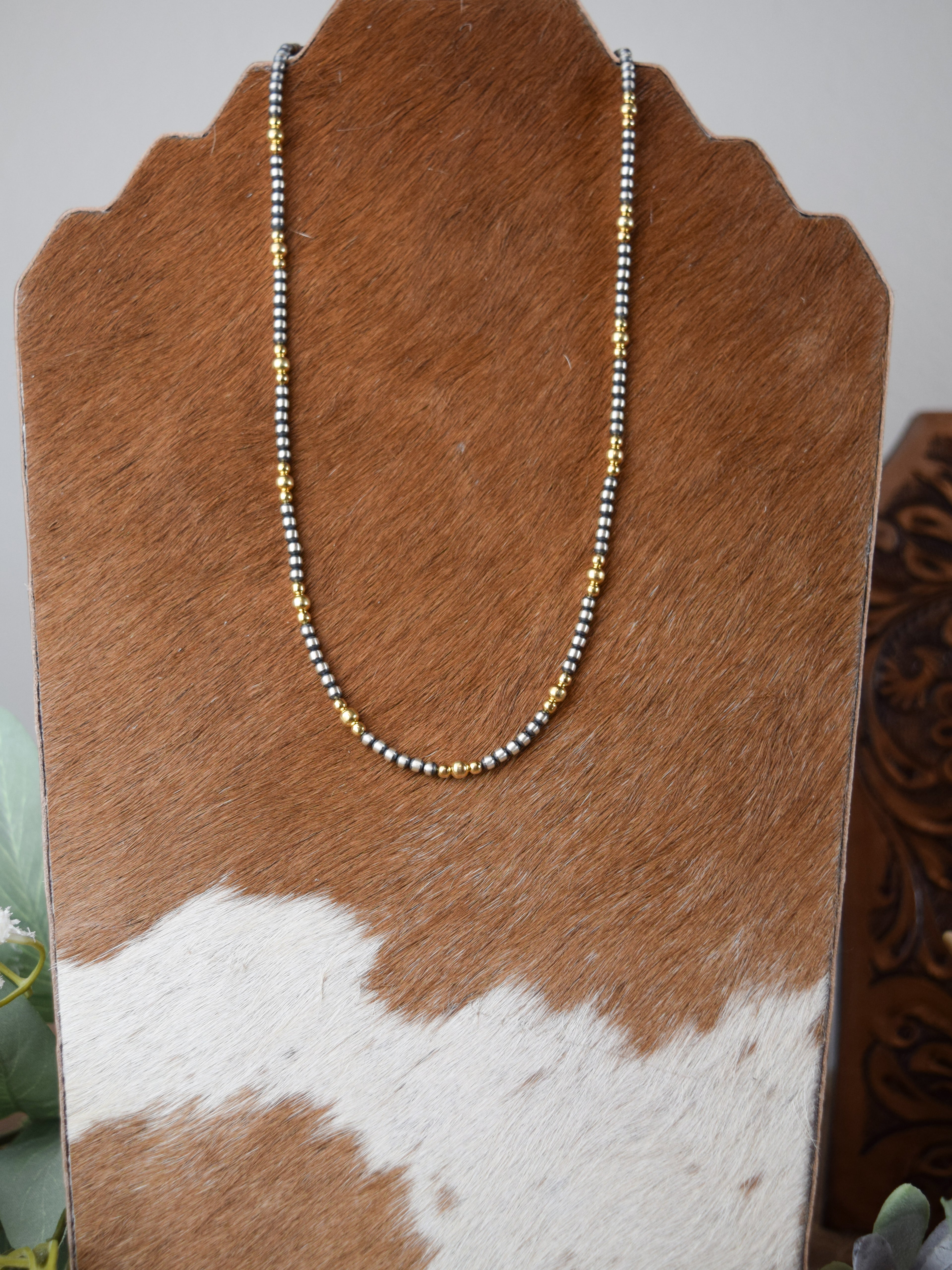 The Macy Gold and Silver 18" Necklace