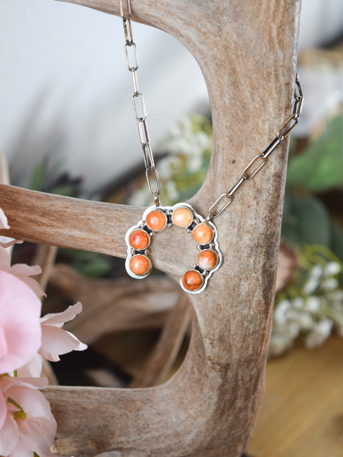The Alex Squash Red Spiny Oyster Necklace