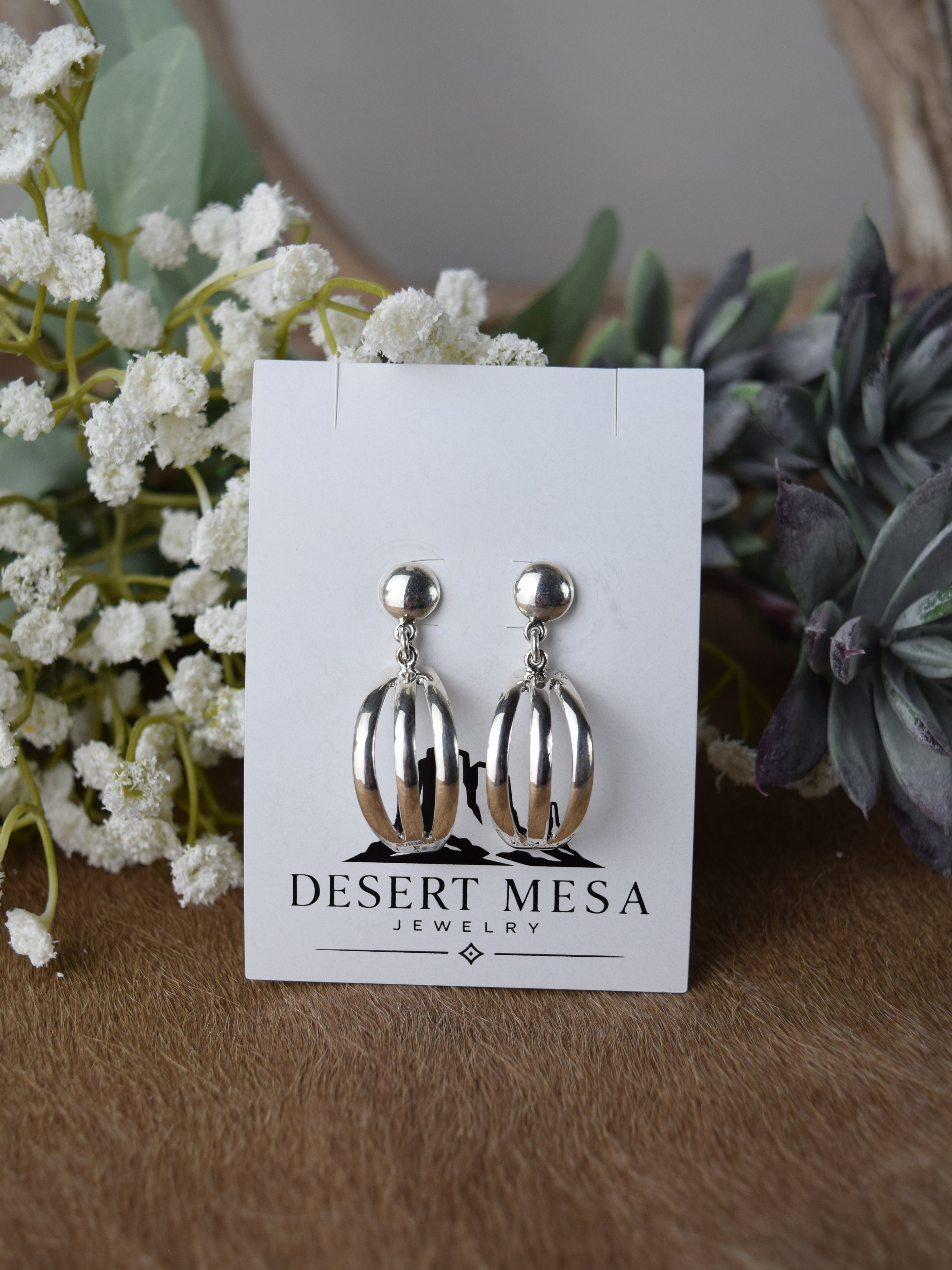 The Jennifer Silver Earrings