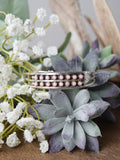 The Saylor Sixteen Stone Pink Opal Bracelet