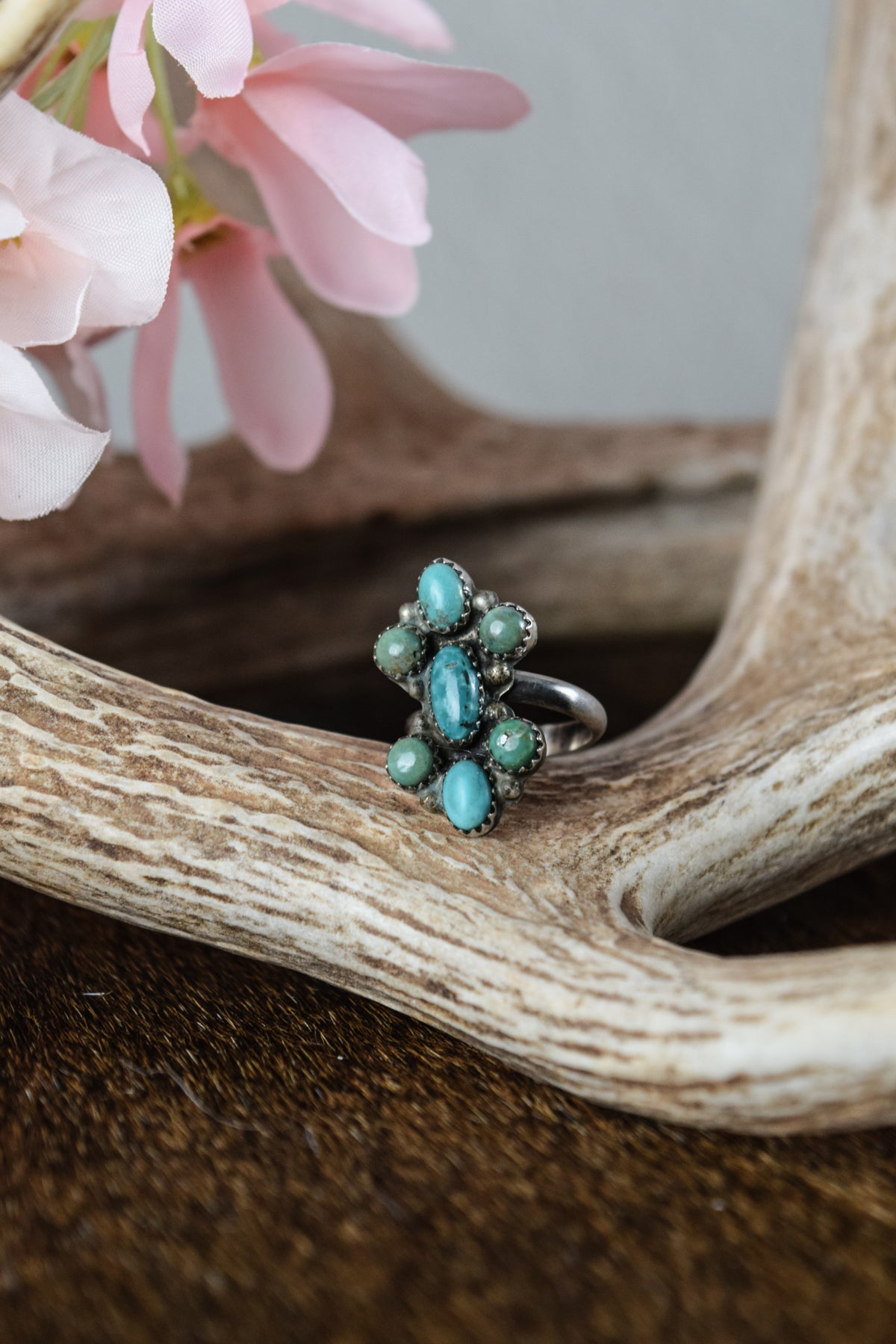 The Cluster Turquoise Ring