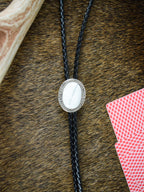 The Hup White Buffalo Men’s Bolo Tie
