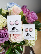 The Addie Pink Conch earrings