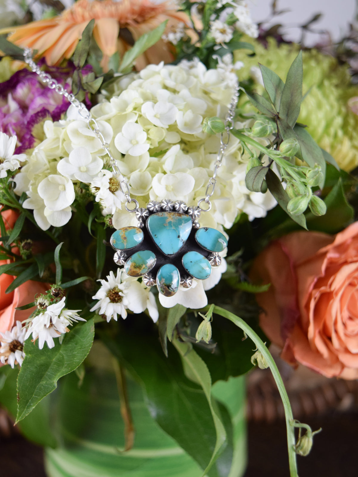 The Christi Six Stone Necklace