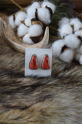 ￼ Raider Red Earrings