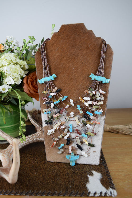 Noah’s Ark Vintage Animal Necklace
