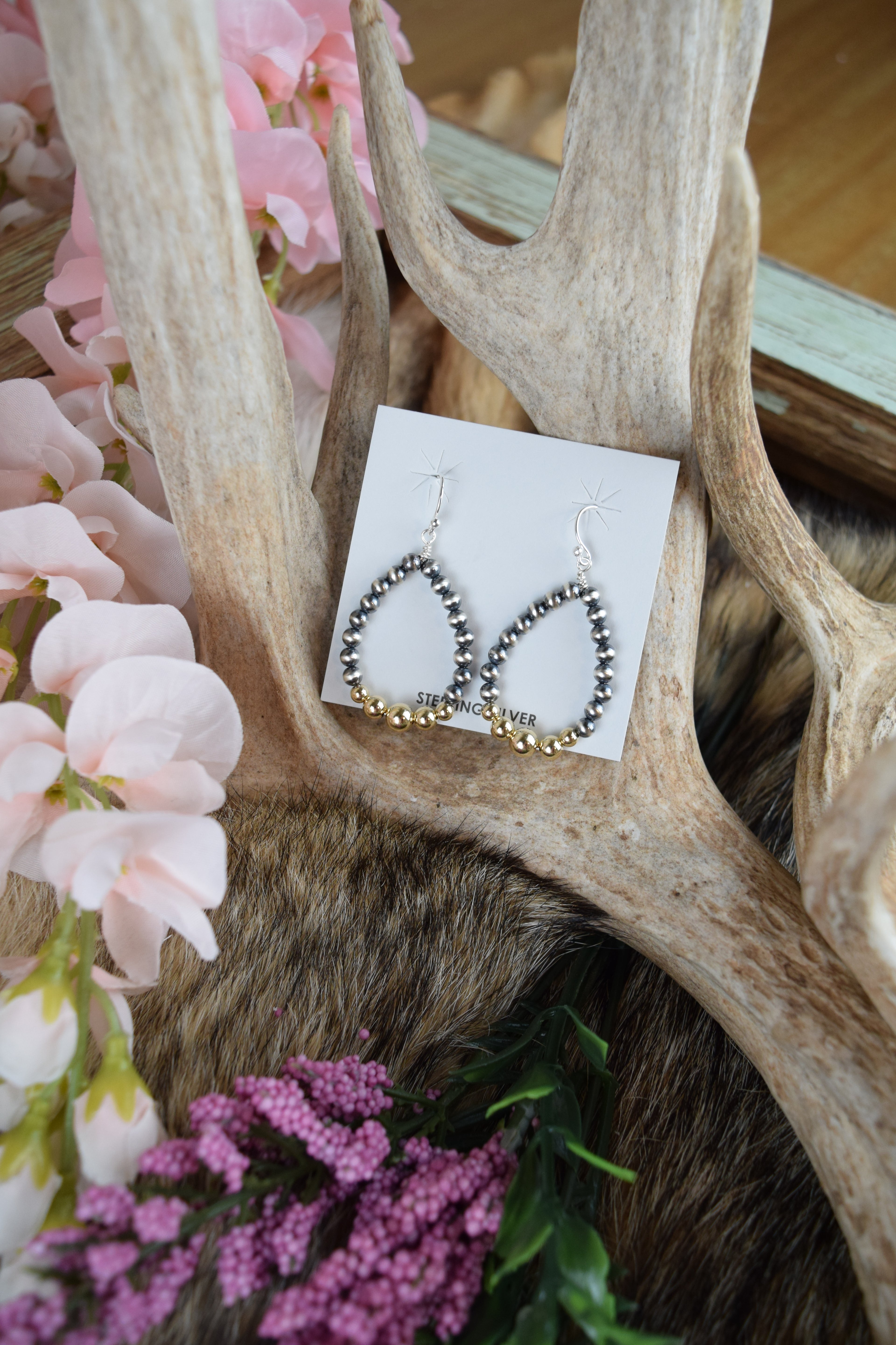 The Macy Gold and Silver Earrings