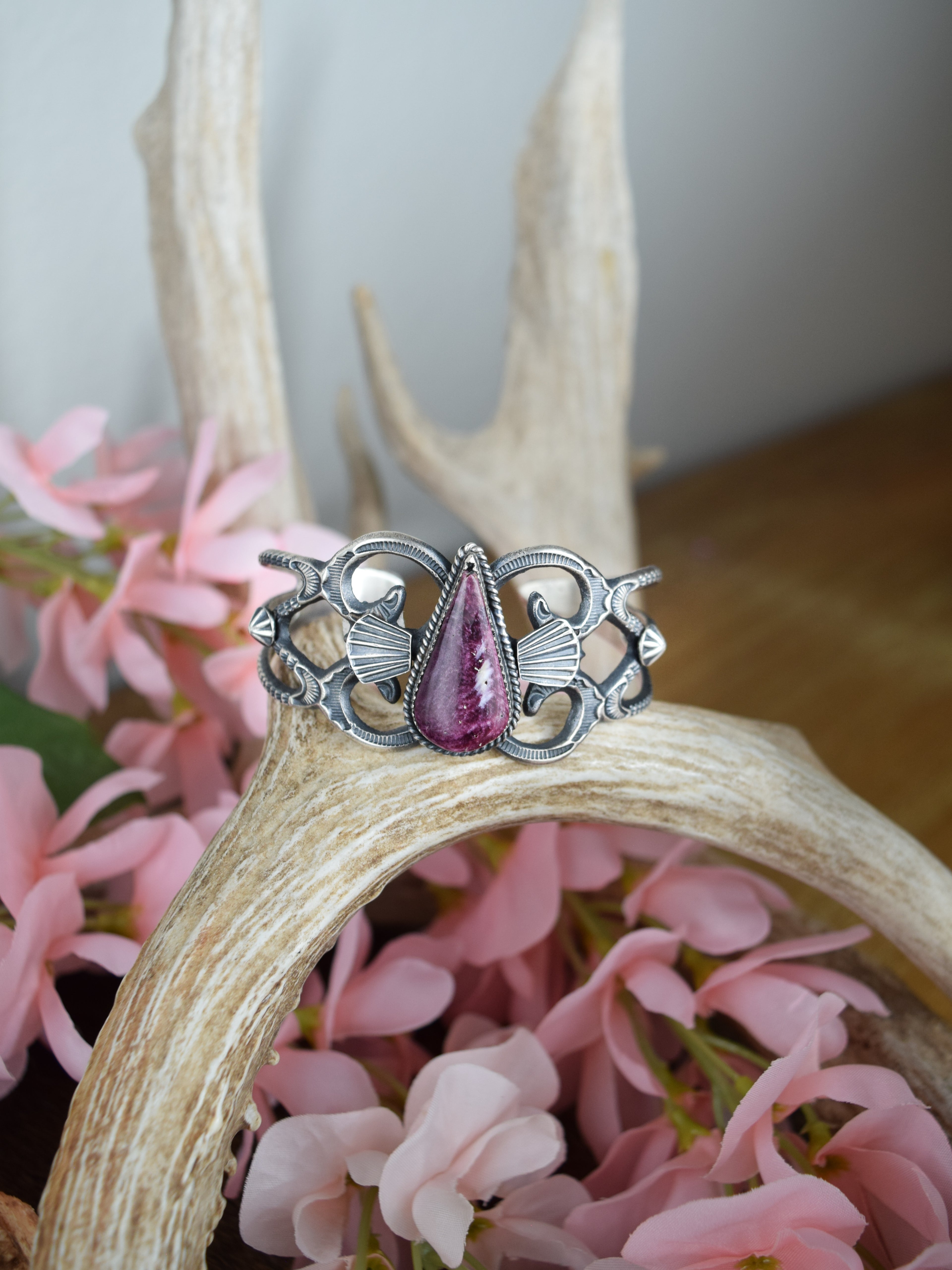 The Honey Elegant Purple Cuff Bracelet