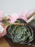 The Sunny Orange Spiny Oyster Small Stone Bracelet
