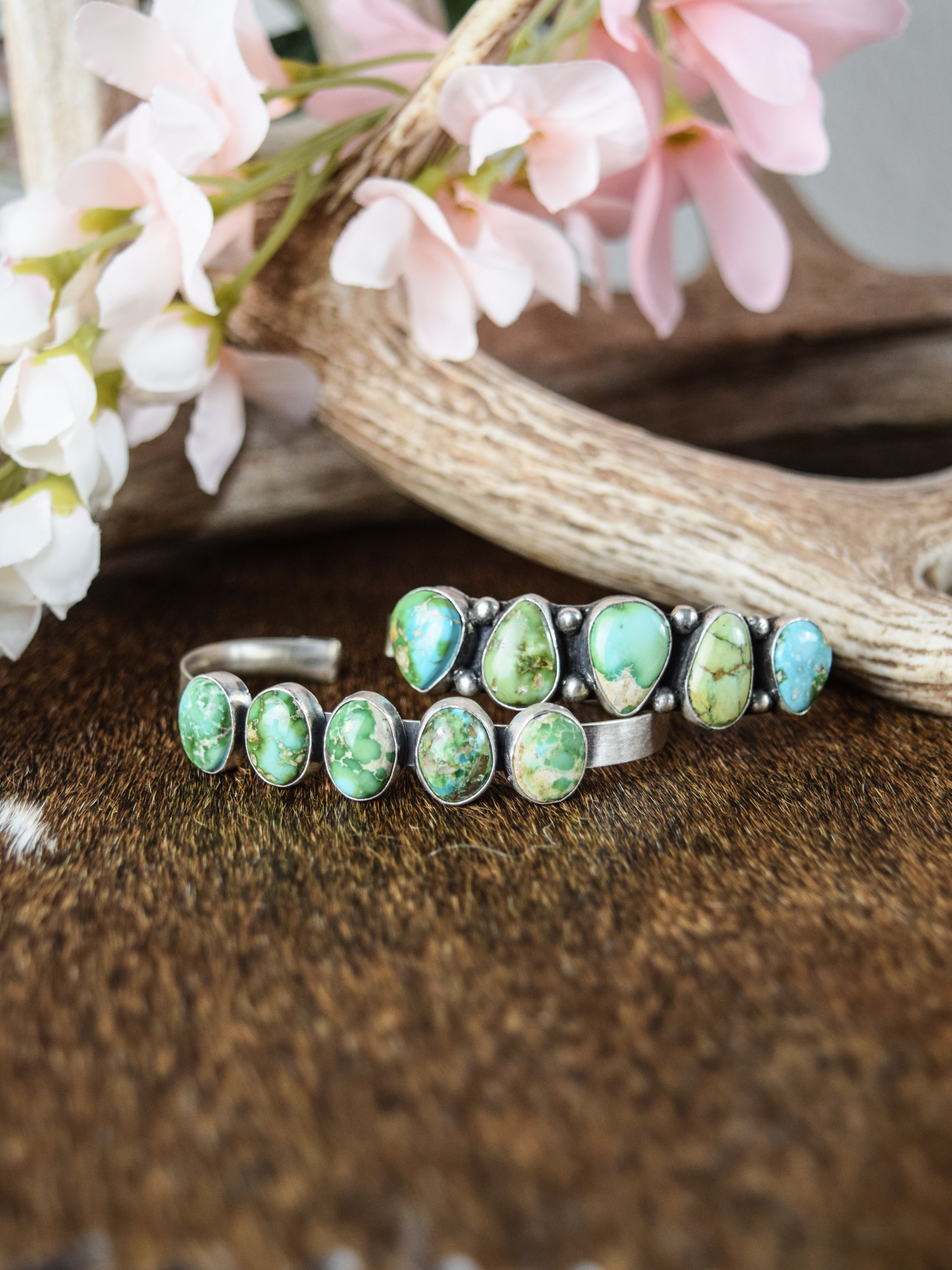 The Mesa Five Stone Turquoise Bracelet