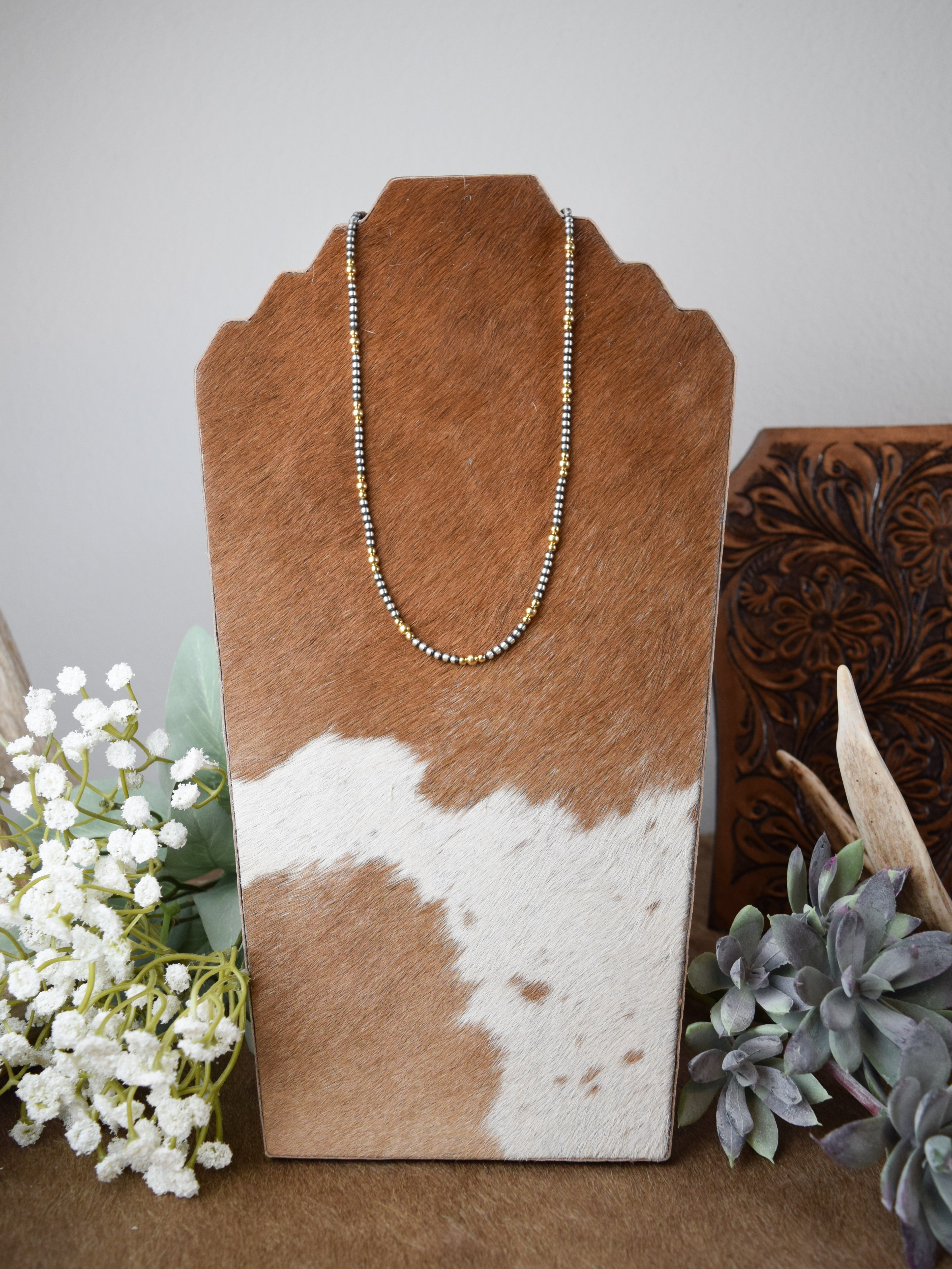 The Macy Gold and Silver 18" Necklace