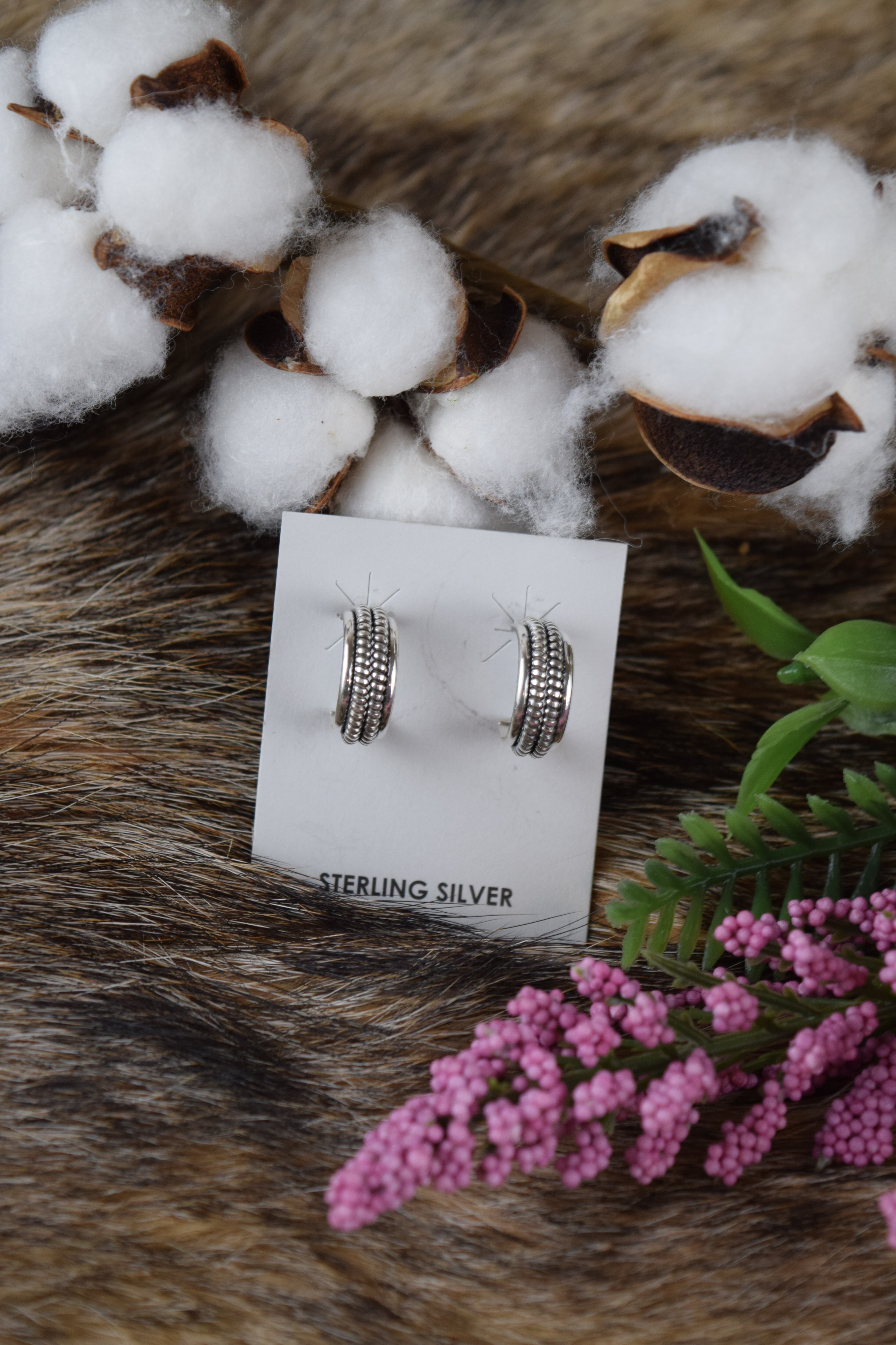 The Daily Loops Silver Huggie Hoop Earrings