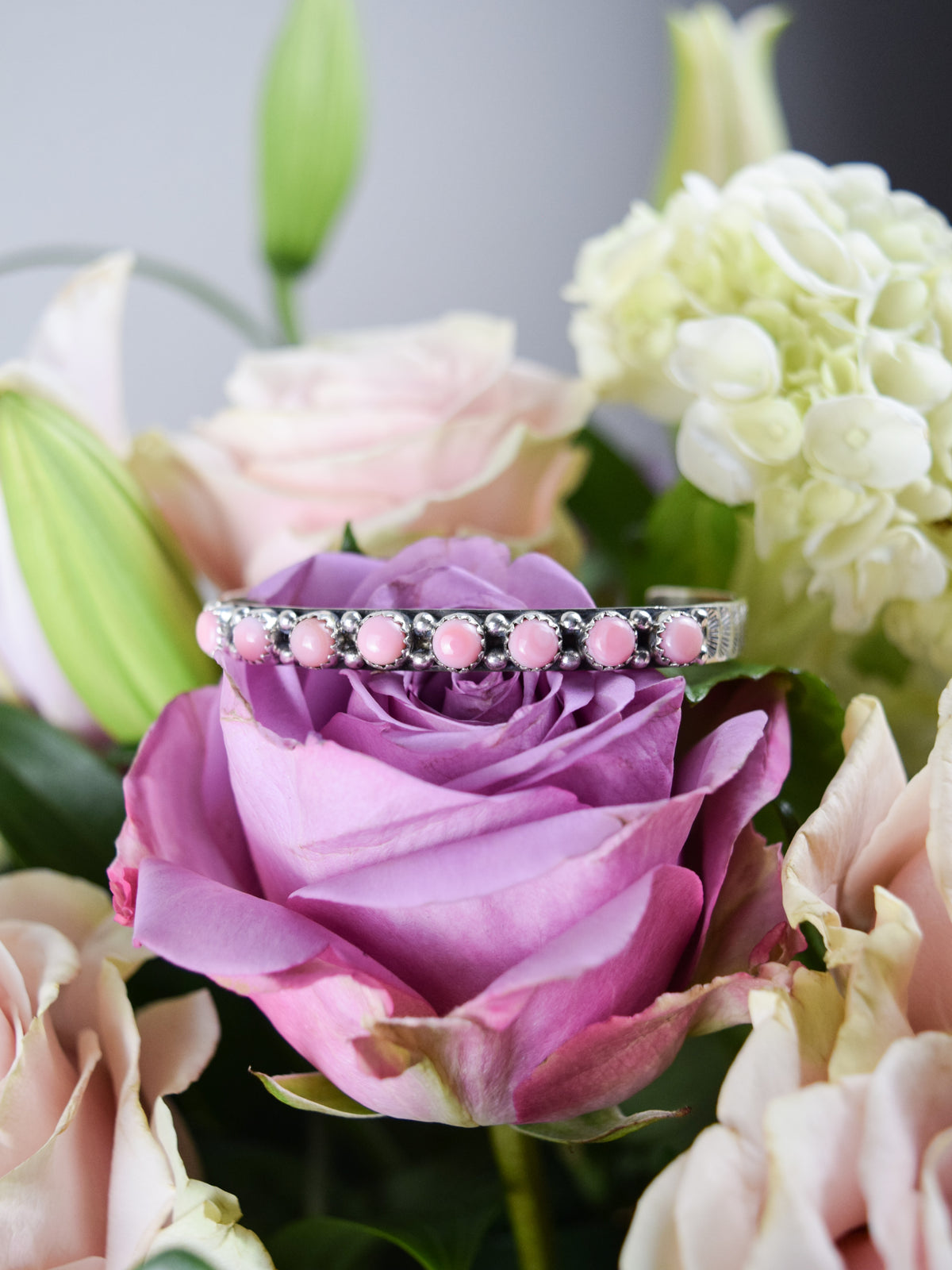 The Shalee Pink Conch Bracelet
