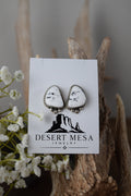 The Chilton White Buffalo Stone Earrings