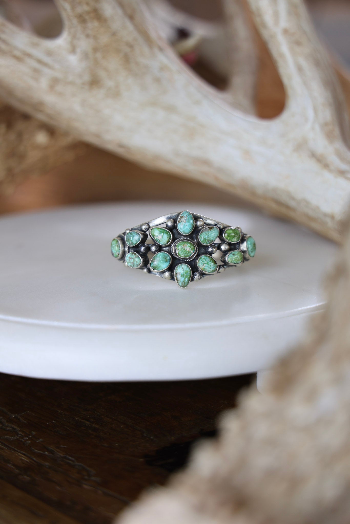 The Becca Cluster Cuff Bracelet-Desert Mesa Jewelry