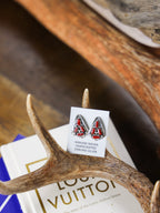 The Guns Up Red Earrings-Desert Mesa Jewelry