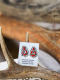 The Guns Up Red Earrings-Desert Mesa Jewelry