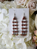 The Hope Red Coral Earrings-Desert Mesa Jewelry