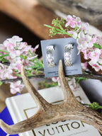 The Jennifer Statement Silver Hoop Earrings-Desert Mesa Jewelry