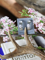 The Jennifer Statement Silver Hoop Earrings-Desert Mesa Jewelry