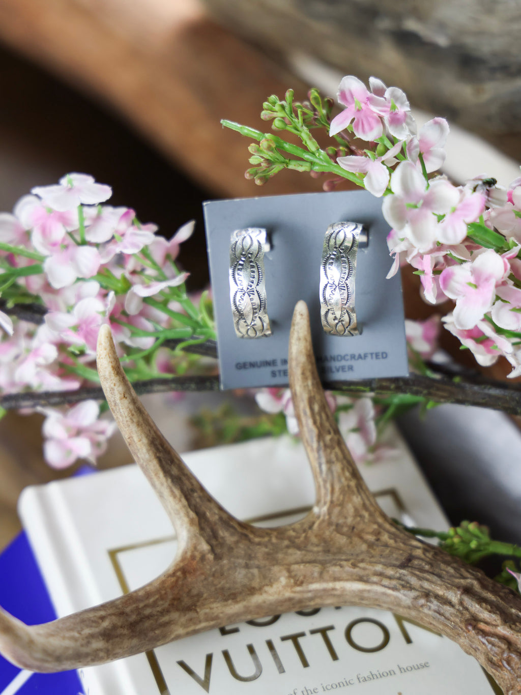 The Jennifer Statement Silver Hoop Earrings-Desert Mesa Jewelry