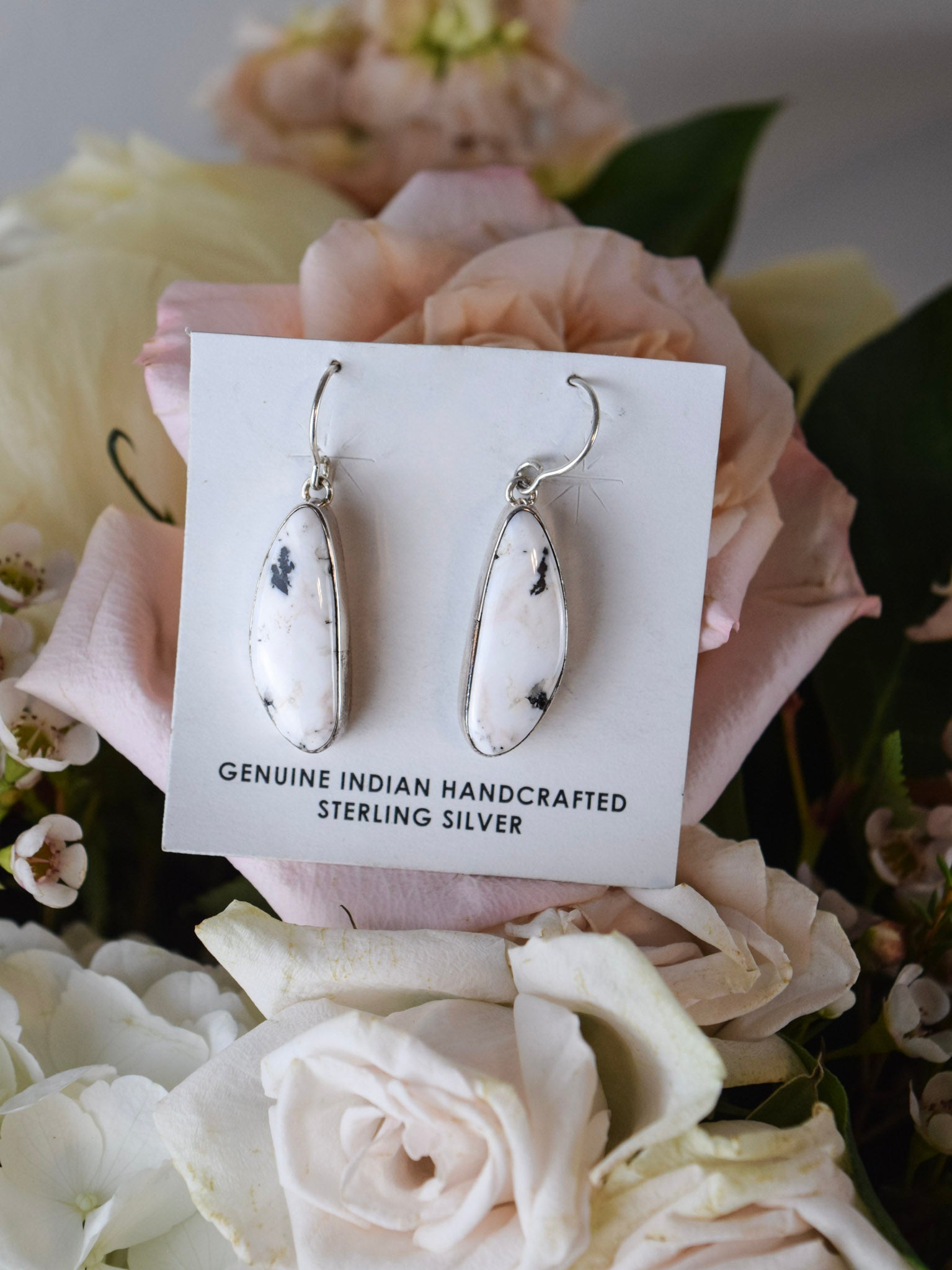The Maddi White Buffalo Earrings-Desert Mesa Jewelry