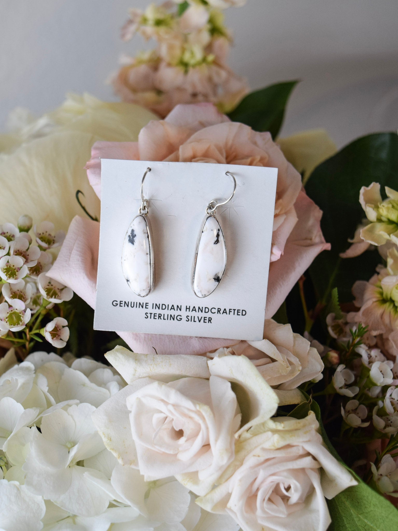 The Maddi White Buffalo Earrings-Desert Mesa Jewelry