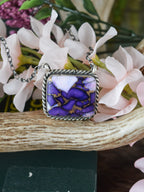 The Masyn Purple Dahlia Necklace-Desert Mesa Jewelry