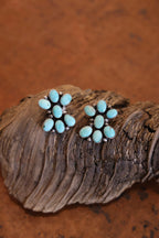 The Morgan Kingman Cluster Earrings-Desert Mesa Jewelry