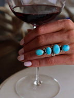 The Saylor Turquoise Statement Ring-Desert Mesa Jewelry