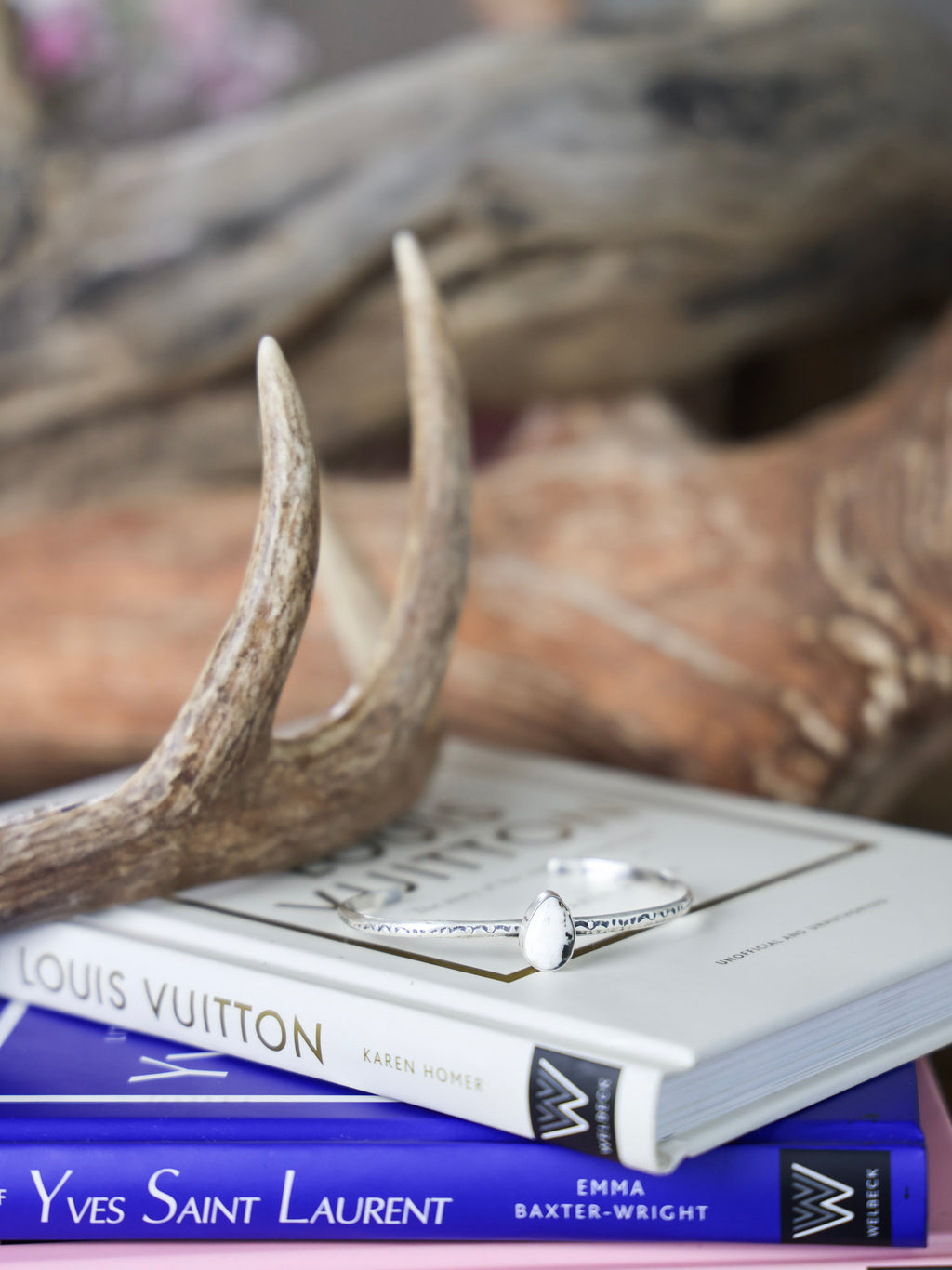 The Simple Stone Cuff Bracelet-Desert Mesa Jewelry