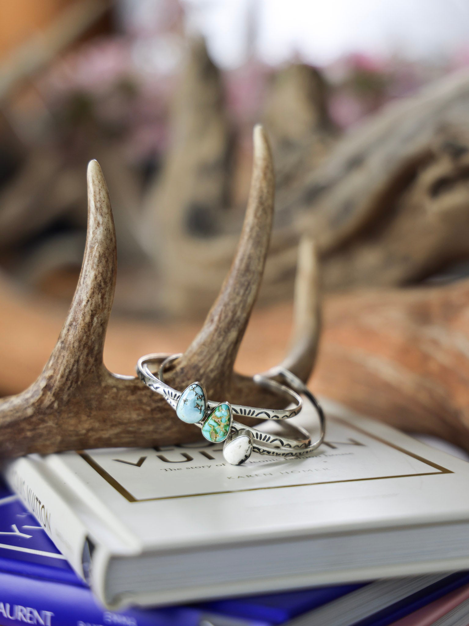 The Simple Stone Cuff Bracelet-Desert Mesa Jewelry
